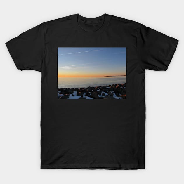 January 4, 2022 Sunset T-Shirt by ToniaDelozier